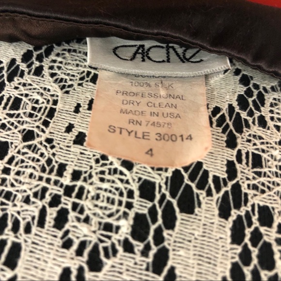 Cache 100% Silk Floral Backless Dress - Picture 7 of 7